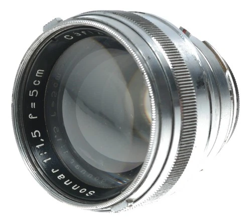 Zeiss Sonnar 1.5 f=5cm Contax RF mount lens 1.5/50 mm fast f/1.5 vintage optics