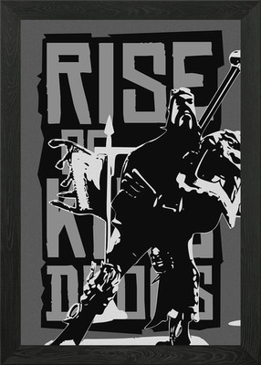 ROK Guan Yu Gerahmtes Wandbild Poster Leinwanddruck Bild