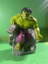 RARE Vintage 1979 Incredible Hulk Plastic Coin Bank Figure Marvel  A J Renzi