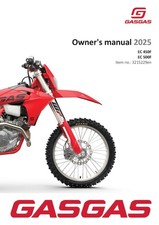 GAS GAS GASGAS Owners Manual Book Guide 2025 EC 450F EU