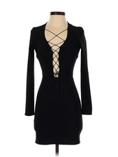 Nasty Gal Inc. Women Black Cocktail Dress S