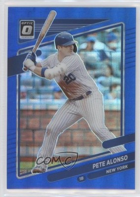 2021 Panini Donruss Optic Blue Pandora Prizm /99 Pete Alonso #183 1m8
