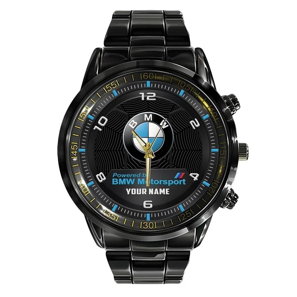 B.M.W. Часы из нержавеющей стали с персонализированным именем - Изображение 3 из 4