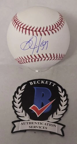 Bo Jackson Signed Official Major League Baseball Beckett Auto Royals White Sox