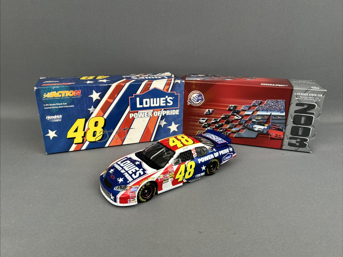 Action 2003 Jimmie Johnson #48 Lowes / Power Of Pride / USO 1/24