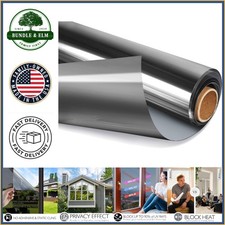 One Way Privacy Window Film for Home, UV Blocking  Heat Control, 35.4x8.2 Feet