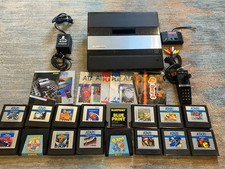 Atari 5200 4 Port Console  A/V Composite Mod,  Working Controller, 16 games