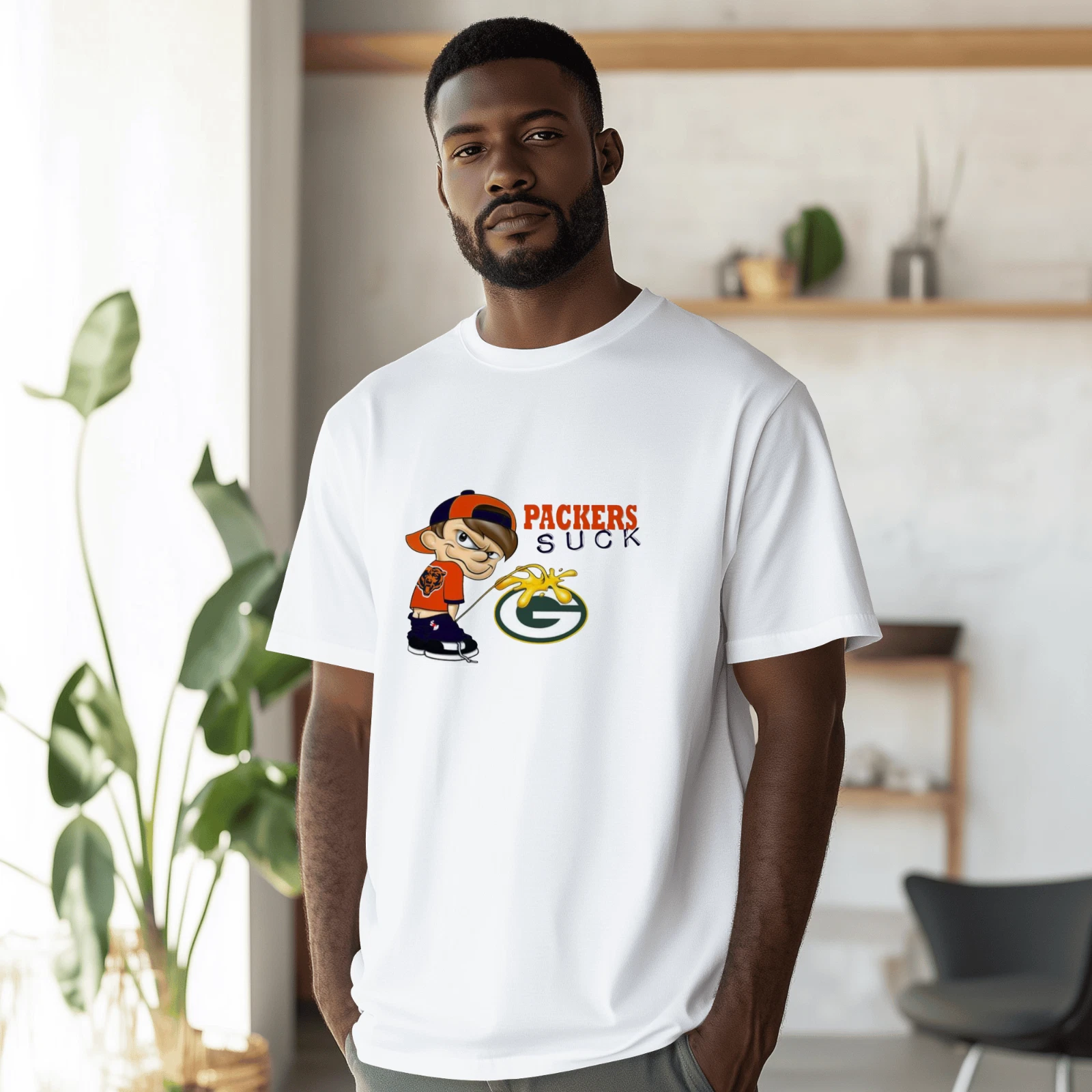 Chicago Bears vs Green Bay Packers T-Shirt