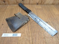 HERRAMIENTA DE CARPINTERÍA JAPONESA VINTAGE DAÑADA ROTA HACHA NATA ONO JUEGO DE HACHA NN422