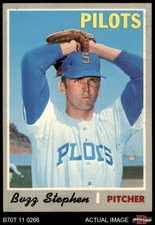 1970 Topps #533 Buzz Stephen Pilots 6 - EX/MT