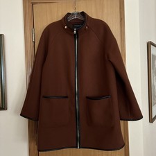 Women's Cape Coat by Marc New York Designer Size L Polyester Andrew Marc