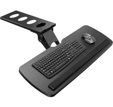  HUANUO Keyboard Tray Slide Out, Keyboard Holder Under Desk 25"W x 9.84"D