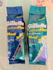 2 NEW Vintage Gillette Sensor 2 PLUS Lubrastr...