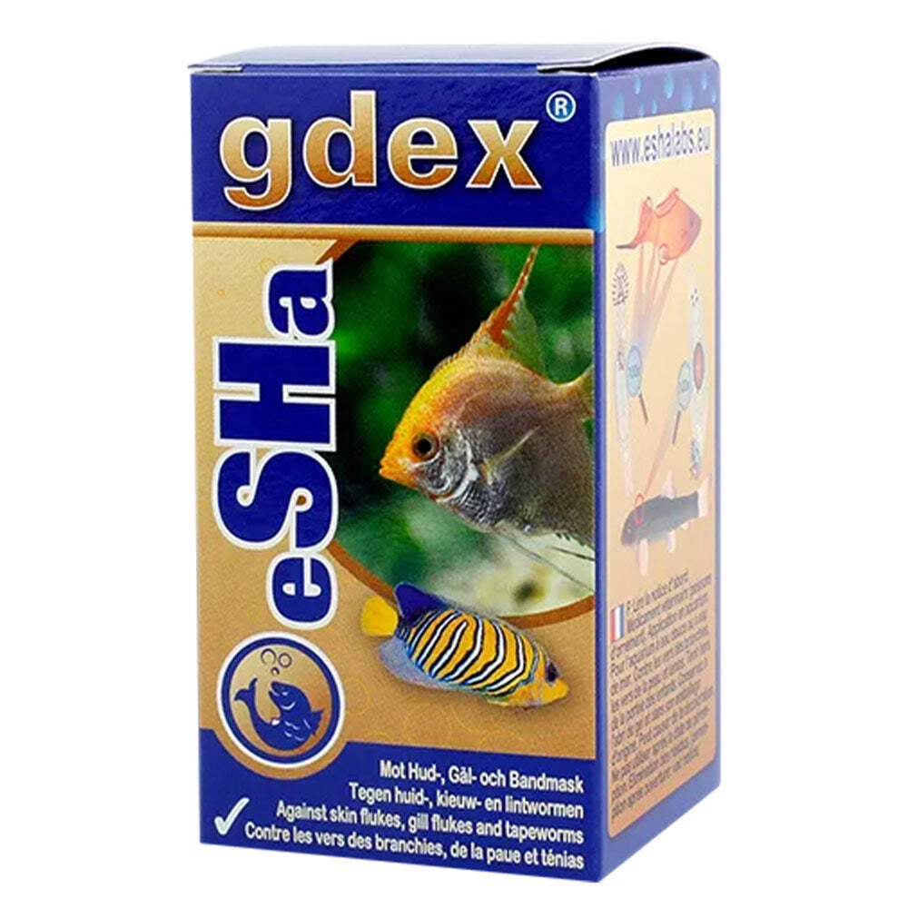 eSHa Gdex Skin Flukes Gill Flukes & Tapeworm 20ml | Aquarium Fish Tank Treatment