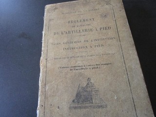 ww 1 militaria de collection REGLEMENT DE MANOEUVRE ARTILLERIE A PIED 1912