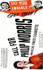 🚬 Philip Morris Vintage Ad Poster - 24x36” Retro Tobacco Hi-Res💎 Print - 200