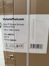 Curved Bath Shower Screen P Shape