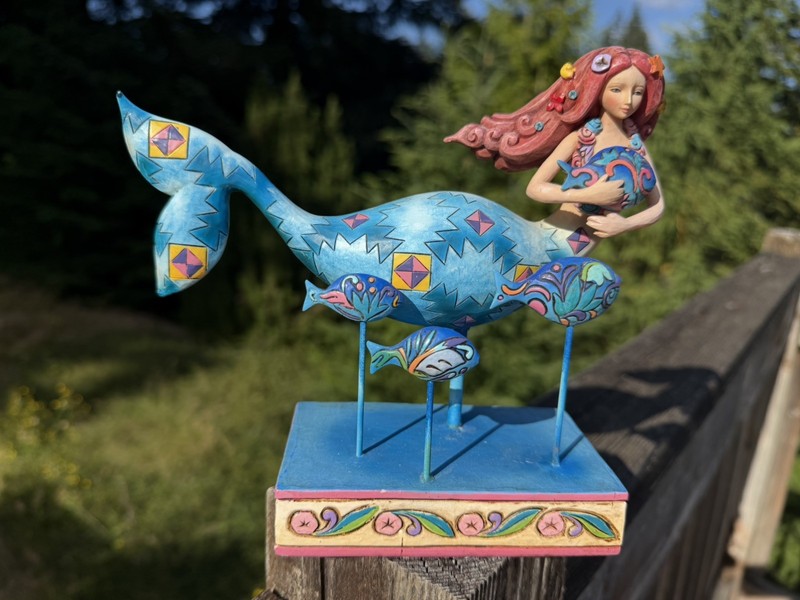 Jim Shore Heartwood Creek 2006 "Friends In The Sea" Mermaid Figurine