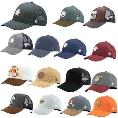Bavarian Caps Snapback Curved Cap Größenverstellbar Motive Plastikverschluss