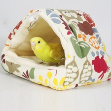 Winter Warm Bird Nest House Shed Hut Hanging Hammock Finch
