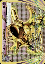 Nidoking BREAK 46/108 XY Evolutions Holo Rare Pokémon Card