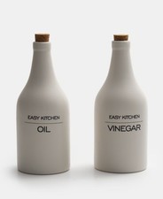 Bottiglie in ceramica per aceto e olio set di 2