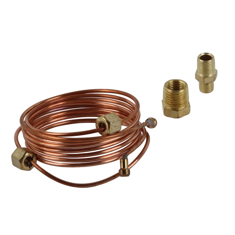 Mechanical Oil Pressure Gauge Tubing Kit 72in Copper Tubing Installation SU - Image 3 of 4