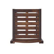 Acacia Wood Barstools Set of 2   Stylish Outdoor Seating with Powder-Coated