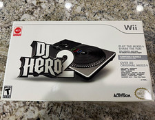 Activision DJ Hero 2 Turntable Bundle (Nintendo Wii, 2010) with manuals Tested