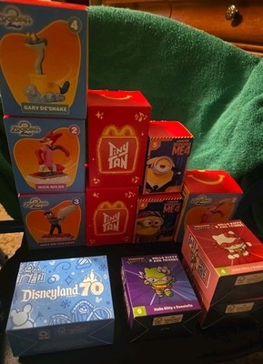 Lot Of 17 McDonalds  Happy Meal Toys - 12 New in Package - 5 No Pkg. 2024-2025