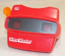 Vintage 3D View Master Viewer Red Classic Viewmaster Toy Slide Viewer USA