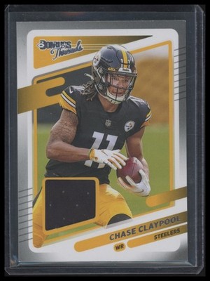 Chase Claypool 2021 Panini Donruss Donruss Threads #DT18 Steelers