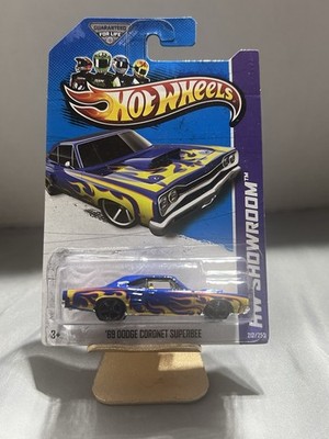 Hot Wheels '69 Dodge Coronet Superbee, Blue; 2013 HW Showroom Series 212/250
