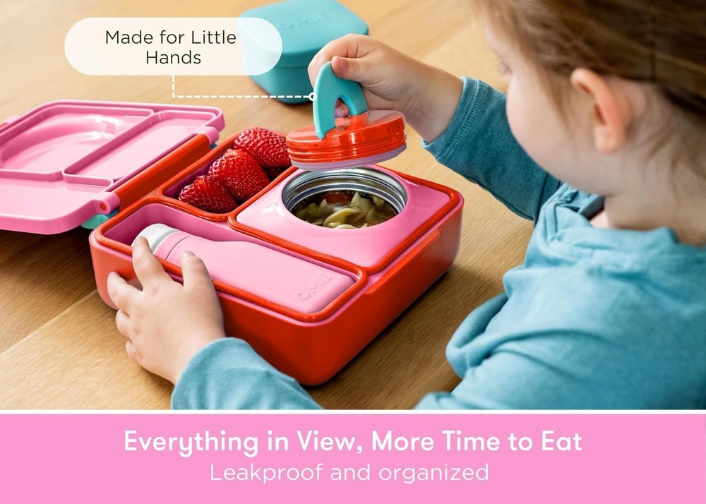 Insulated Leak-Proof OmieBox Bento Lunch Box for Kids Insulated Leak-Proof OmieBox Bento Lunch Box for Kids