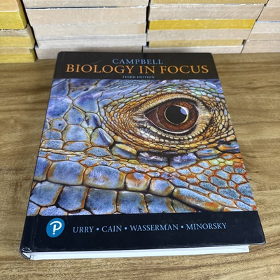 #ad Campbell Biology in Focus 3rd Edition Hardcover By Urry Lisa A. GOOD $69.99