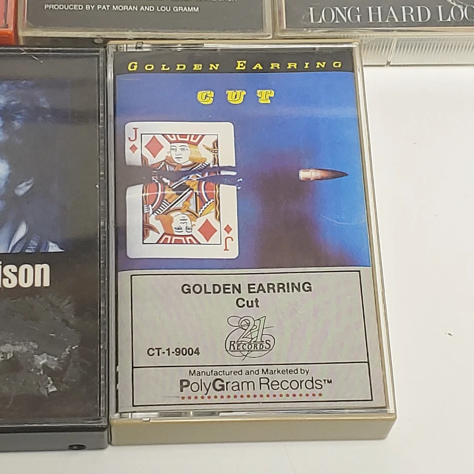 Lot Of 7 Rock Cassette Tapes Kinks, Lou Gramm, The Who, Golden Earing Foto 4 de 4
