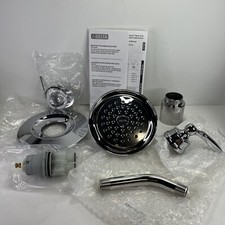 Delta Woodhurst 1-Handle Wall Mount Shower Trim Kit in Venetian Chrome T14232