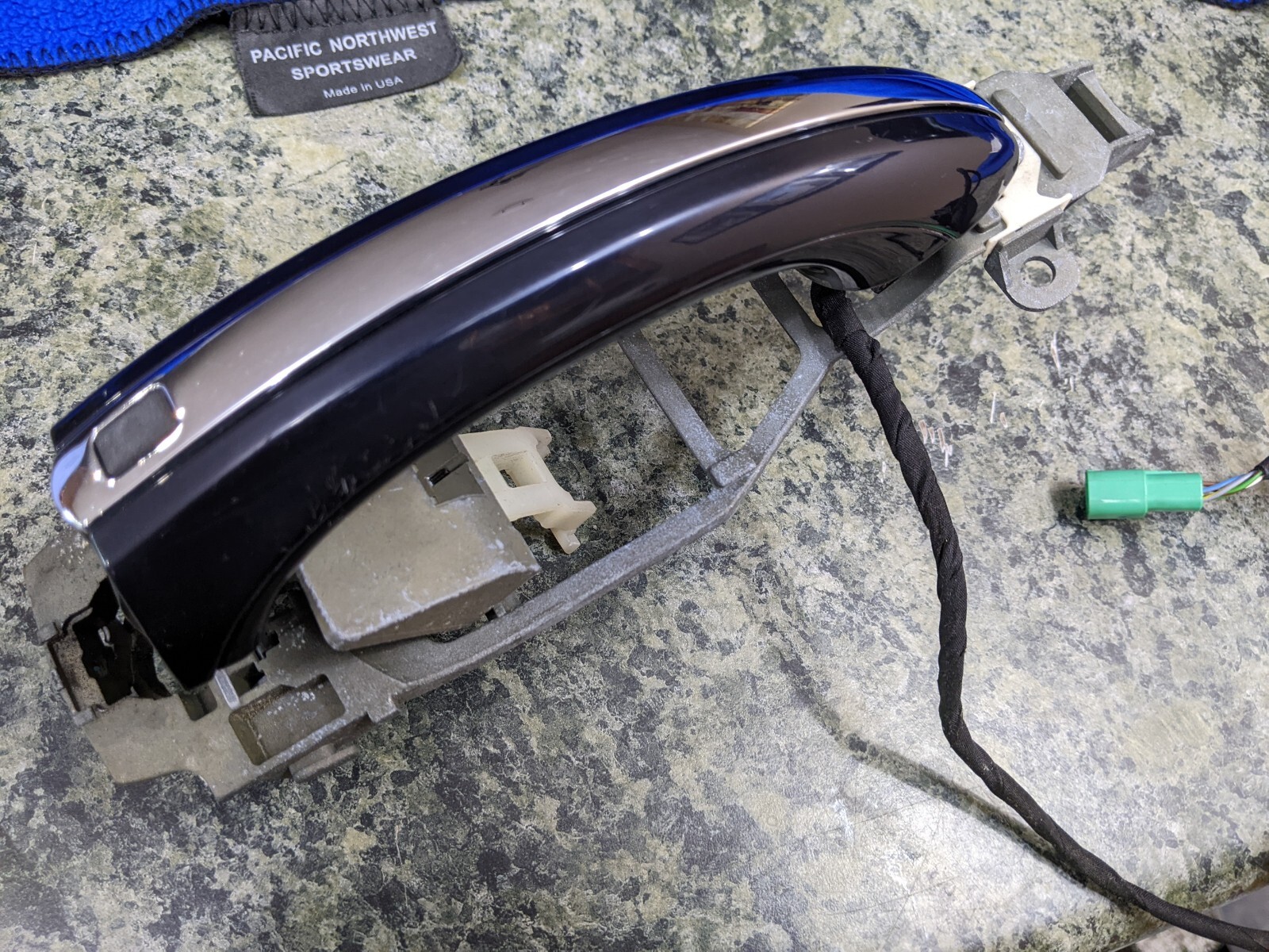 dark blue Front left Door handle / plate driver Bentley Flying Spur 06-12