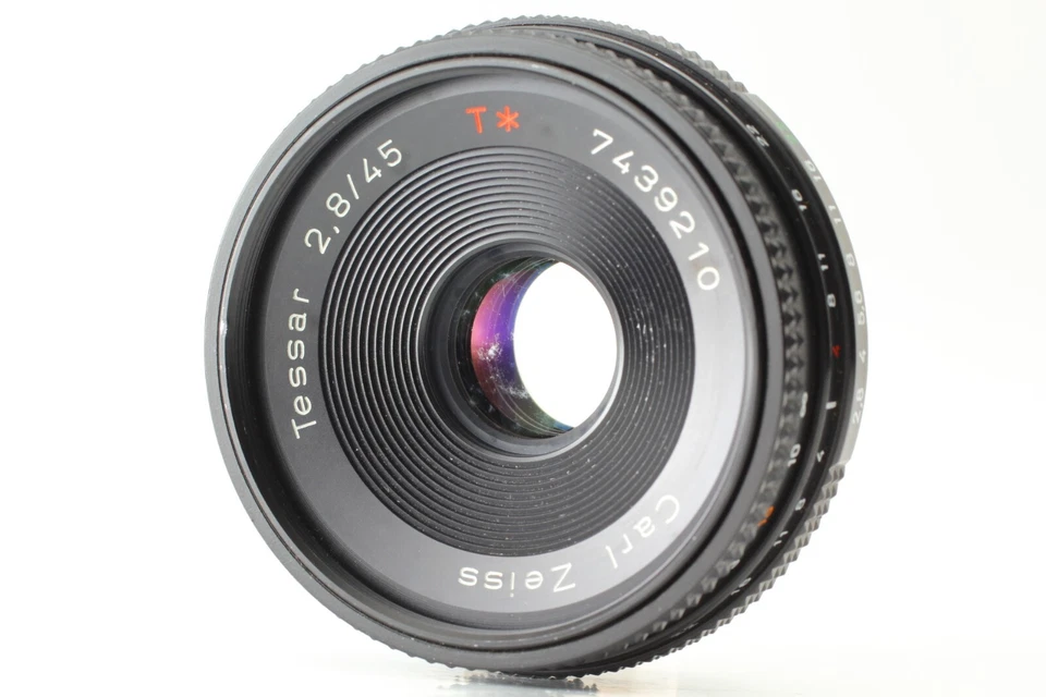 [Exc+5] Contax 167MT reflex 35 mm con Tessar T* 45 mm f2.8 dal Giappone #22206 - Immagine 3 di 4