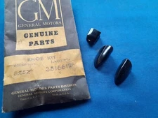 NOS GM # 3816612 Airflow Temp Defrost Control Knob Kit 1955-59 Pass/Trk