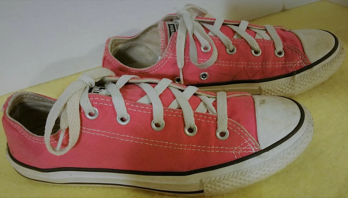 Converse Star, Red Canvas, Low Top Sneakers, US 4 Eur 36 | eBay