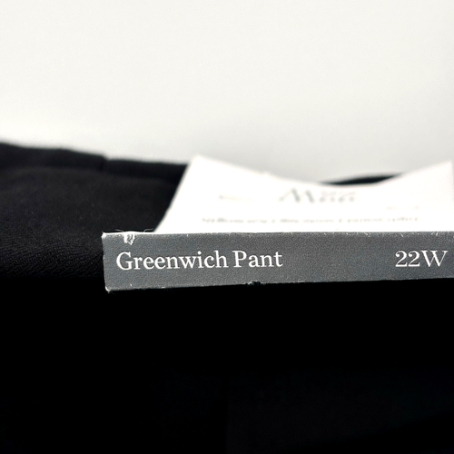 Talbots Damen 22W Greenwich Hose schwarz High-Waist weites Bein volle Länge Neu mit Etikett - Bild 10 von 11
