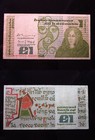 Ireland 1 Pound 1981 P70 h9471 Eire Banc Ceannais na hÉireann Banknote Money