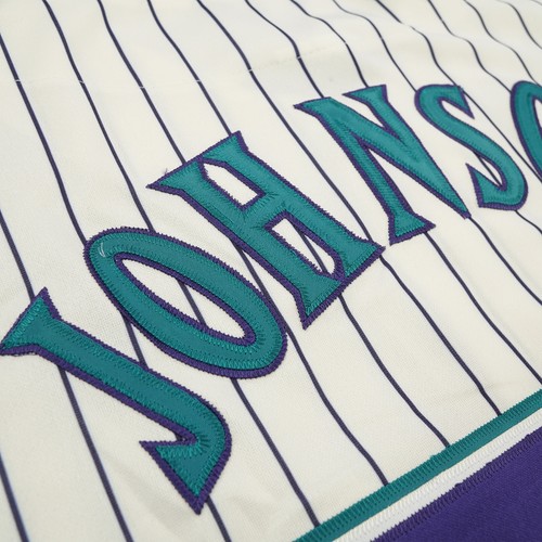 Randy Johnson 2001 Arizona Diamondbacks Alt Home World Series Men's Jersey - Picture 4 of 7