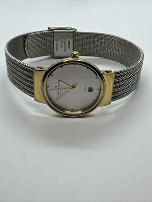 Skagen 355SGSS Women Silver Stainless Steel Mesh Analog Dial Wrist Watch JNA886 Skagen Women main image 4