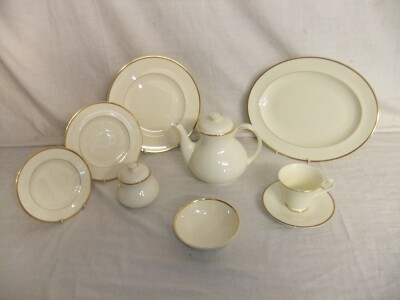 c4 Porzellan Royal Doulton The Romance Collection - heimisch - elfenbeinvergoldet 7F3A