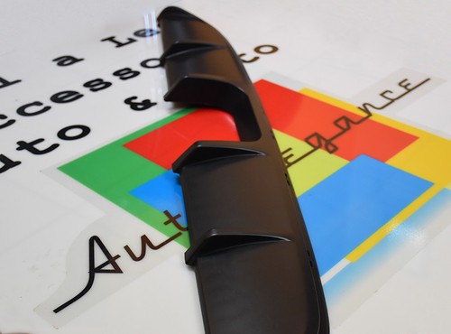 SMART ForTwo 451 Restyling 2012-2015 SPOILER DIFFUSORE POSTERIORE NERO LUCIDO - Foto 13 di 17
