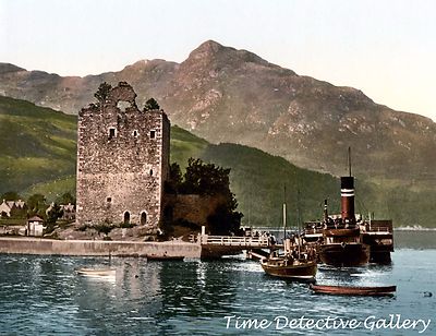 Carrick Castle, Loch Goil, Scottish Highlands - c1890 - Historic Photo Print