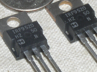 5 Pezzi IRL520N MOSFET – Fairchild – N-Channel 100V 8A 42W – TO-220