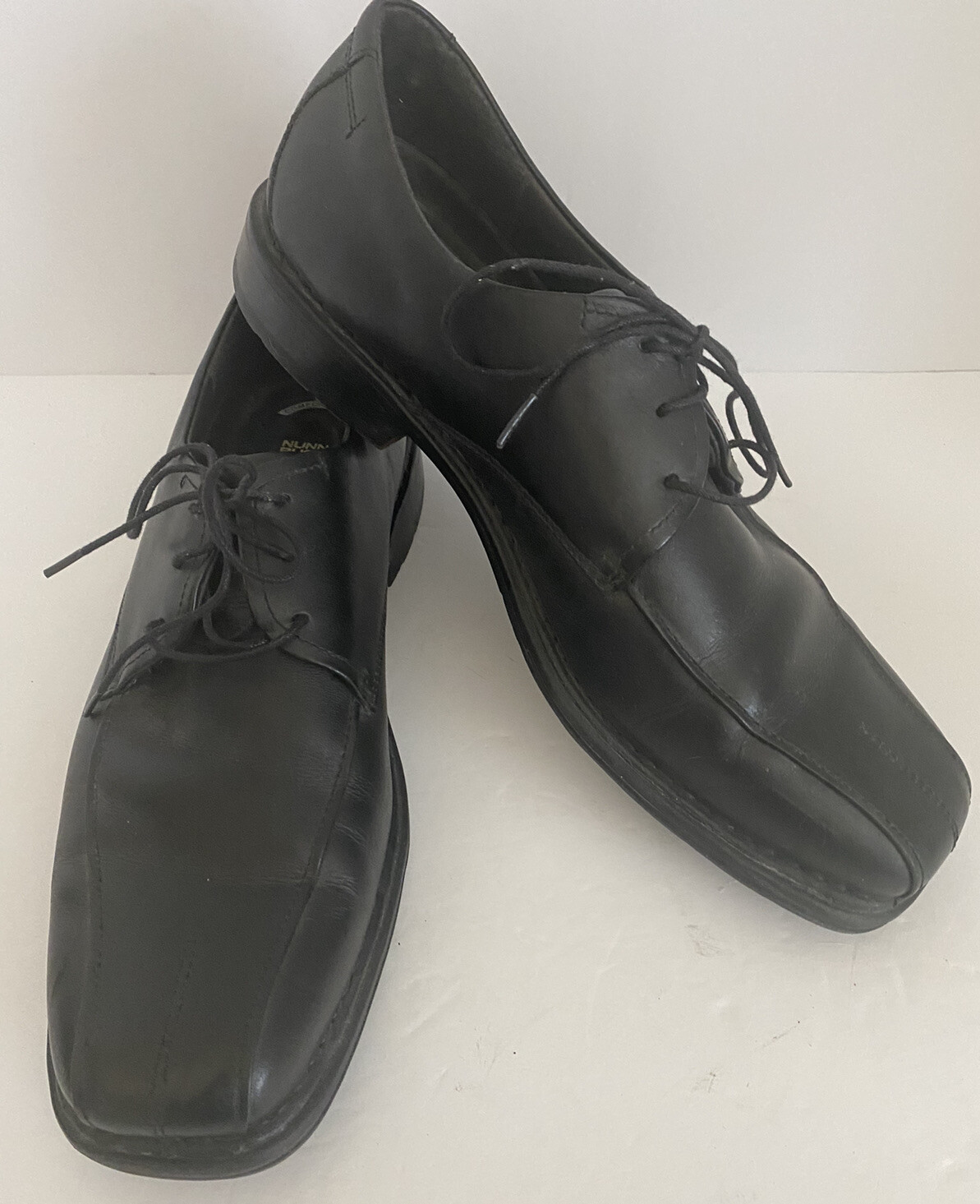SAOLA Scarpe eleganti da uomo Nunn Bush in pelle nera taglia 12 stringate comode gel Oxford BELLE